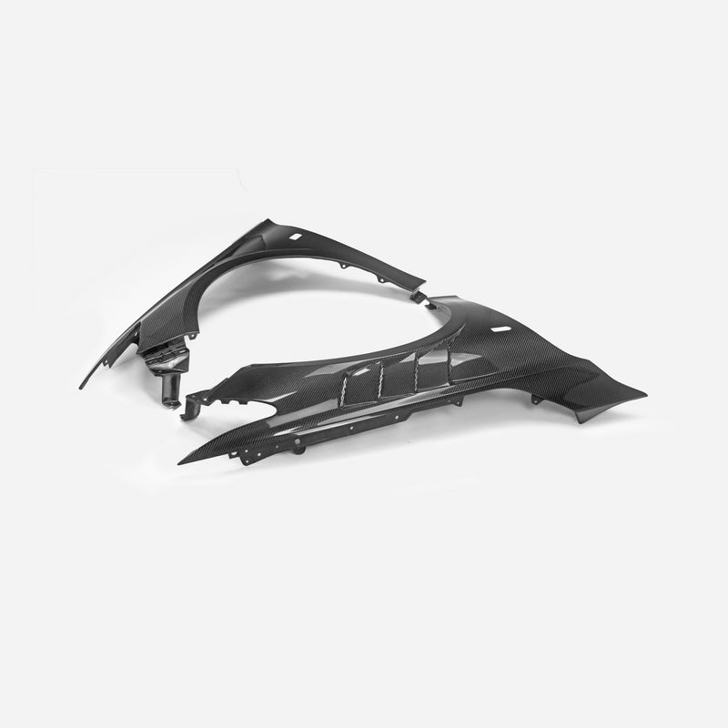 Honda Accord 10th 10.5th Gen 2018 2019 2020 2021 2022 with Aftermarket Parts - Front Fender Carbon Fiber / FRP from EPR USA