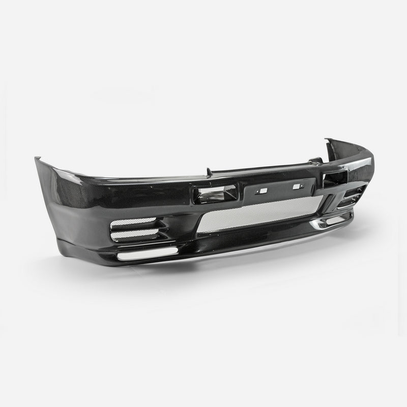 Nissan R32 Skyline GTS 1989 1990 1991 1992 1993 1994 & R32 Skyline 4 Door 1989 1990 1991 1992 1993 1994 with Aftermarket Parts - GTR Style Front Bumper Carbon Fiber / FRP from EPR USA