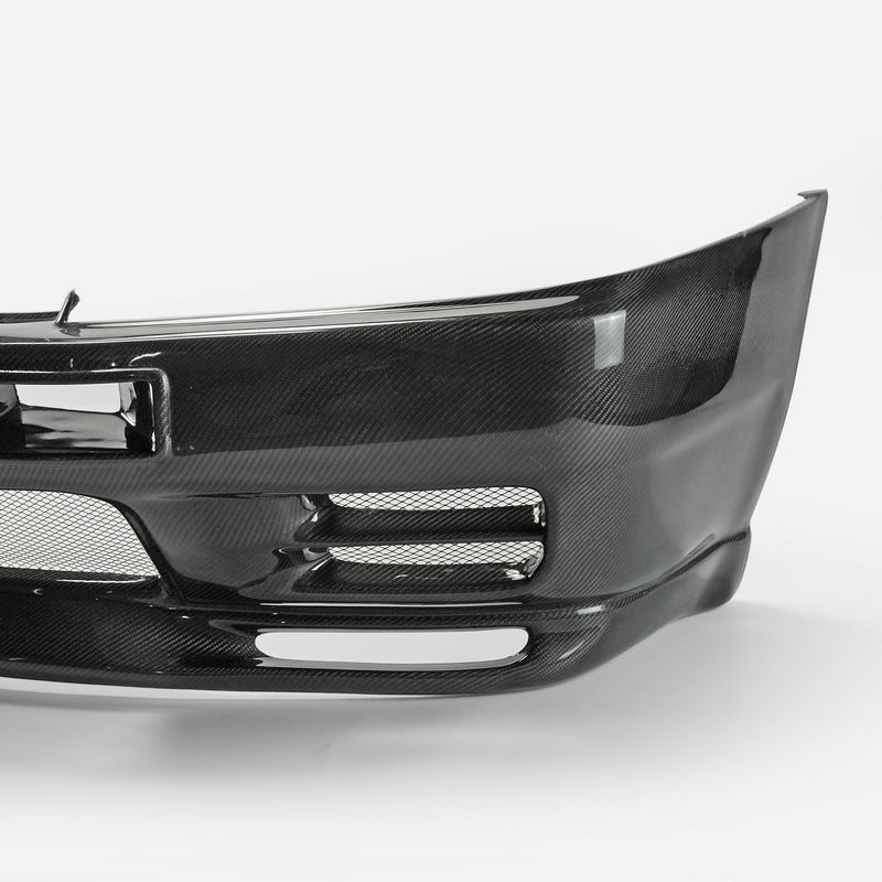 Nissan R32 Skyline GTS 1989 1990 1991 1992 1993 1994 & R32 Skyline 4 Door 1989 1990 1991 1992 1993 1994 with Aftermarket Parts - GTR Style Front Bumper Carbon Fiber / FRP from EPR USA