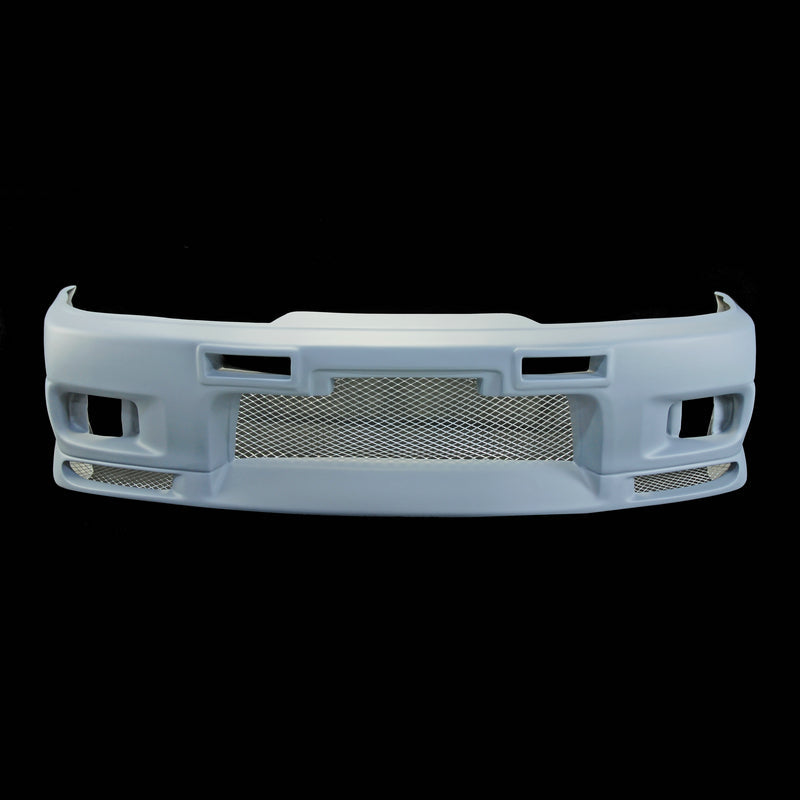 Nissan R33 Skyline GTST Series 1 1993 1994 1995 1996 with Aftermarket Parts - GTR Style Front Bumper Carbon Fiber / FRP from EPR USA