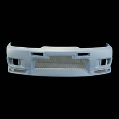 Nissan R33 Skyline GTST Series 1 1993 1994 1995 1996 with Aftermarket Parts - GTR Style Front Bumper Carbon Fiber / FRP from EPR USA