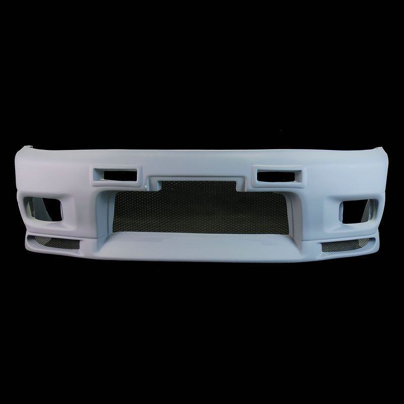 Nissan R33 Skyline GTST Series 1 1993 1994 1995 1996 with Aftermarket Parts - GTR Style Front Bumper Carbon Fiber / FRP from EPR USA