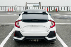 Honda Civic 10th Gen FK7 2017 2018 2019 2020 2021 with Aftermarket Parts - SP Style Roof Spoiler Carbon Fiber / FRP from EPR USA