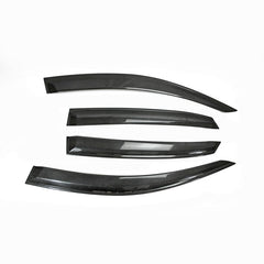 Honda Civic Type-R FK8 2017 2018 2019 2020 2021 with Aftermarket Parts - Door Window Visor Carbon Fiber / FRP from EPR USA