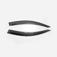 Honda Civic Type-R FK8 2017 2018 2019 2020 2021 with Aftermarket Parts - Door Window Visor Carbon Fiber / FRP from EPR USA