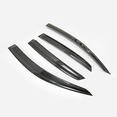 Honda Civic Type-R FK8 2017 2018 2019 2020 2021 with Aftermarket Parts - Door Window Visor Carbon Fiber / FRP from EPR USA