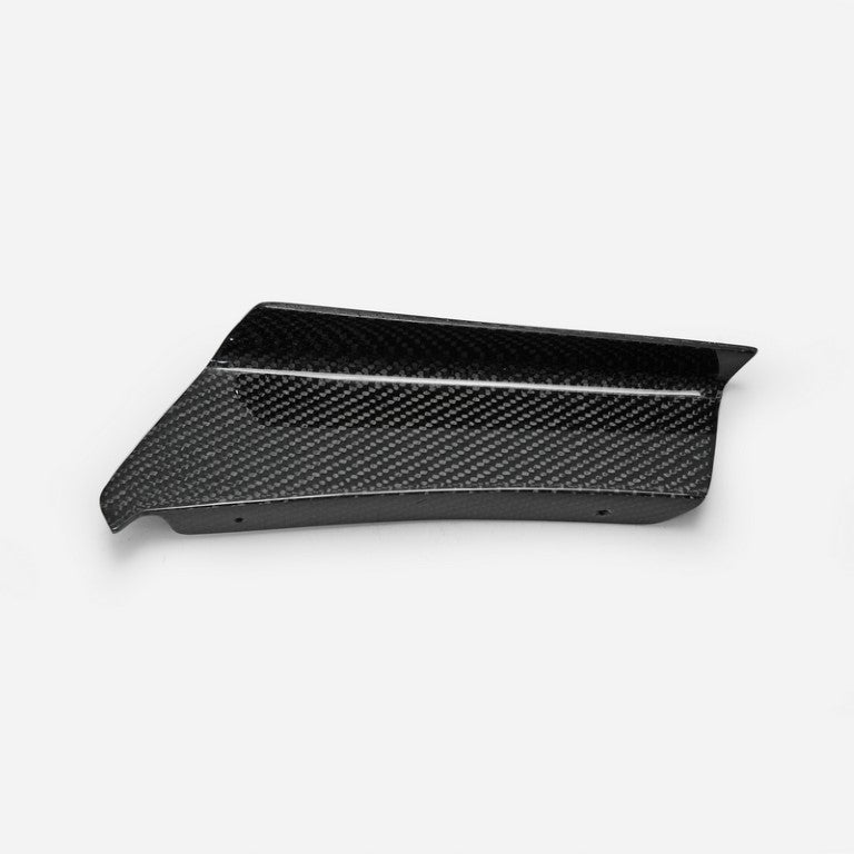 Honda Civic Type-R FK8 2017 2018 2019 2020 2021 with Aftermarket Parts - EPA Front Bumper Canard Carbon Fiber / FRP from EPR USA