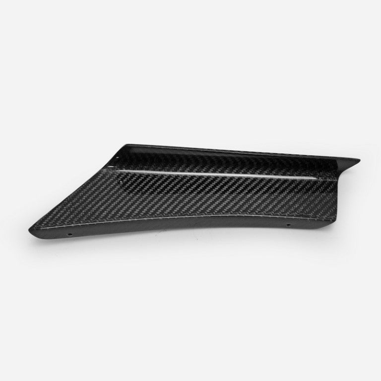 Honda Civic Type-R FK8 2017 2018 2019 2020 2021 with Aftermarket Parts - EPA Front Bumper Canard Carbon Fiber / FRP from EPR USA