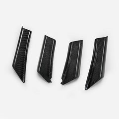 Honda Civic Type-R FK8 2017 2018 2019 2020 2021 with Aftermarket Parts - EPA Front Bumper Canard Carbon Fiber / FRP from EPR USA