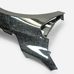 Honda Civic Type-R FK8 2017 2018 2019 2020 2021 with Aftermarket Parts - OEM Style Front Fender Carbon Fiber / FRP from EPR USA