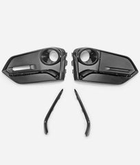 Honda Civic Type-R FK8 2017 2018 2019 2020 2021 with Aftermarket Parts - Front Fog Light Cover Replacement PP from EPR USA