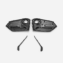 Honda Civic Type-R FK8 2017 2018 2019 2020 2021 with Aftermarket Parts - Front Fog Light Cover Replacement PP from EPR USA