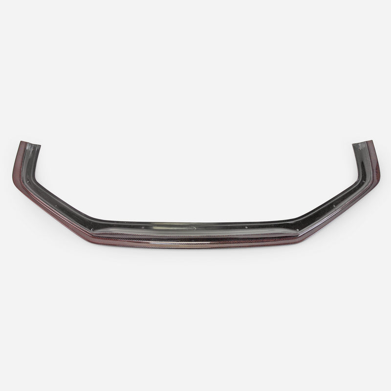 Honda Civic Type-R FK8 2017 2018 2019 2020 2021 with Aftermarket Parts - VRSW Style Front Lip Carbon Fiber from EPR USA