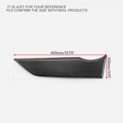 Honda Civic Type-R FK8 2017 2018 2019 2020 2021 with Aftermarket Parts - M Style Front bumper garnish ABS from EPR USA