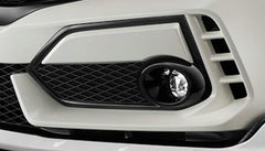 Honda Civic Type-R FK8 2017 2018 2019 2020 2021 with Aftermarket Parts - M Style Front bumper garnish ABS from EPR USA