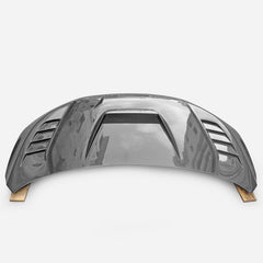 Honda Civic Type-R FK8 2017 2018 2019 2020 2021 with Aftermarket Parts - JS Style Hood Carbon Fiber / FRP from EPR USA