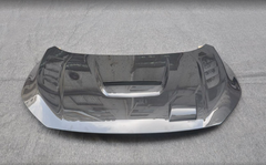 Honda Civic Type-R FK8 2017 2018 2019 2020 2021 with Aftermarket Parts - JS Style Hood Carbon Fiber / FRP from EPR USA