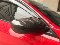 Honda Civic Type-R FK8 2017 2018 2019 2020 2021 with Aftermarket Parts - MUG Style Side mirror cover Pre-preg Carbon Fiber from EPR USA