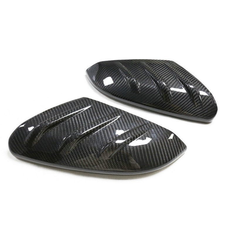 Honda Civic Type-R FK8 2017 2018 2019 2020 2021 with Aftermarket Parts - MUG Style Side mirror cover Pre-preg Carbon Fiber from EPR USA