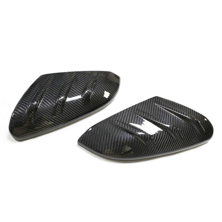 Honda Civic Type-R FK8 2017 2018 2019 2020 2021 with Aftermarket Parts - MUG Style Side mirror cover Pre-preg Carbon Fiber from EPR USA