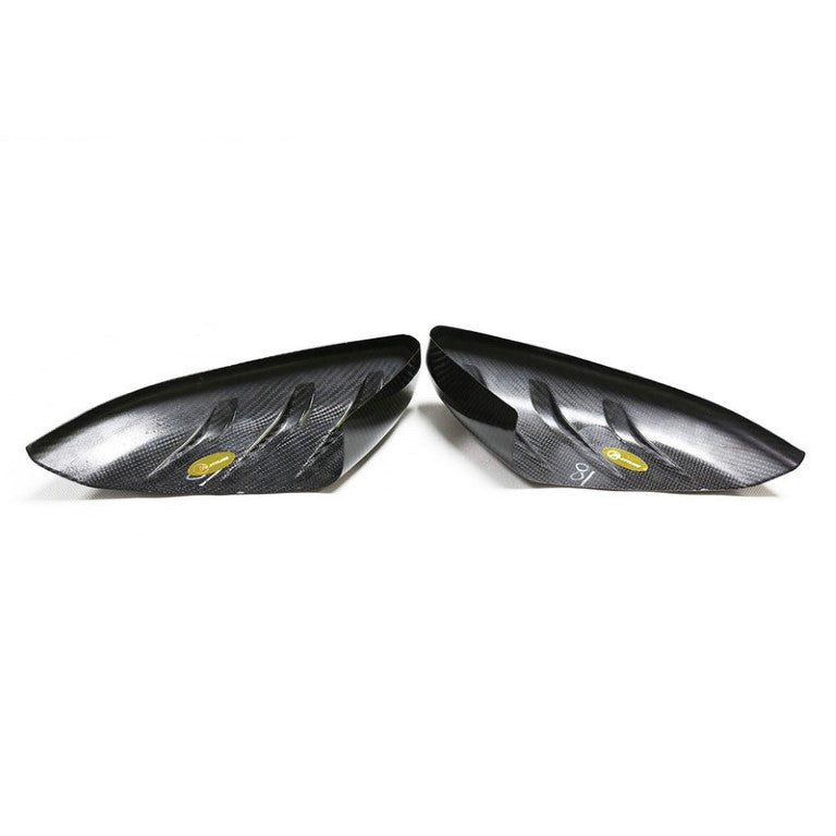 Honda Civic Type-R FK8 2017 2018 2019 2020 2021 with Aftermarket Parts - MUG Style Side mirror cover Pre-preg Carbon Fiber from EPR USA