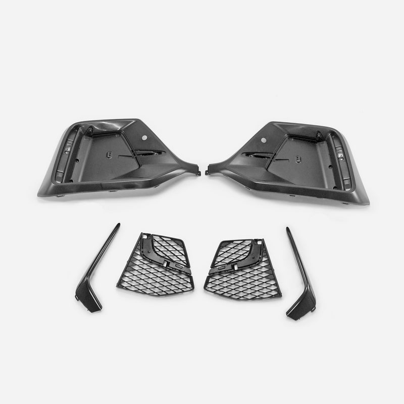 Honda Civic Type-R FK8 2017 2018 2019 2020 2021 with Aftermarket Parts - Rear Bumper Grill replacement PP from EPR USA