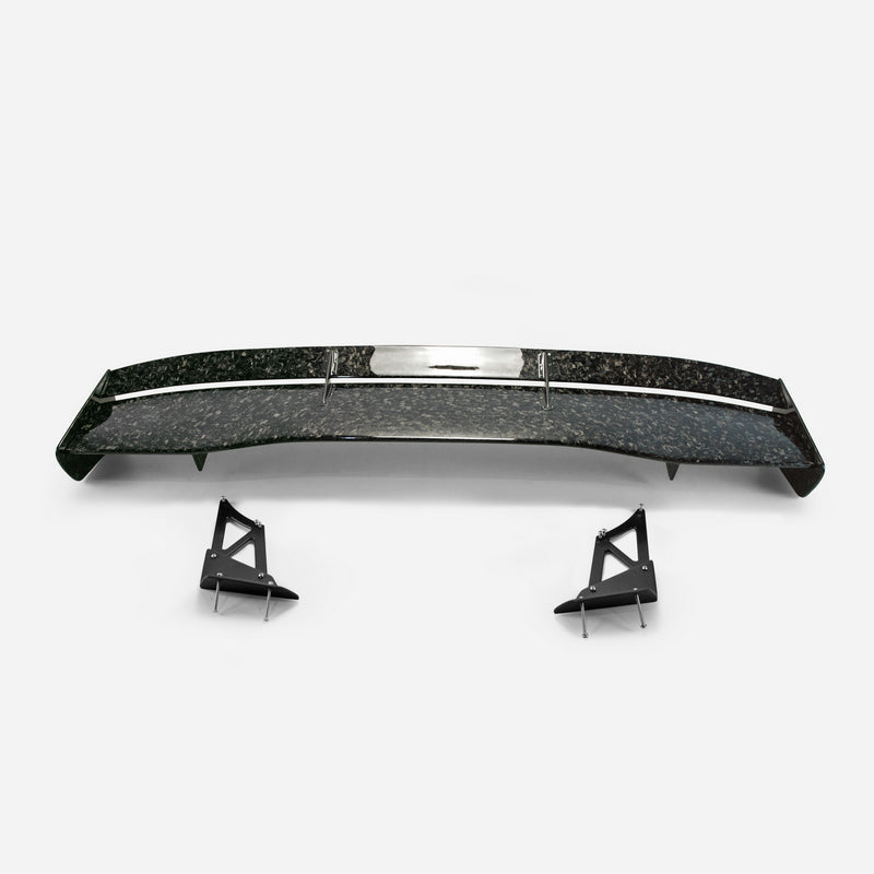 Honda Civic Type-R FK8 2017 2018 2019 2020 2021 with Aftermarket Parts - VTX5 Style Rear GT Spoiler Carbon Fiber / FRP from EPR USA