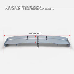 Honda Civic Type-R FK8 2017 2018 2019 2020 2021 with Aftermarket Parts - VTX5 Style Rear GT Spoiler Carbon Fiber / FRP from EPR USA