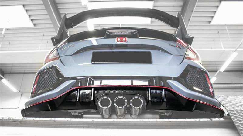Fk8 Type R Rear Honda Civic Type-R FK8 2017-2021 Aftermarket Parts - EP Racing Rear Lip ...