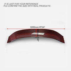 Honda Civic Type-R FK8 2017 2018 2019 2020 2021 with Aftermarket Parts - VRS Style Rear Wing Flap Carbon Fiber from EPR USA