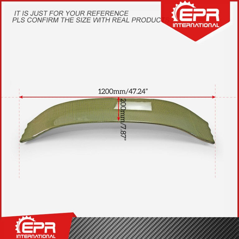 Honda Civic Type-R FK8 2017 2018 2019 2020 2021 with Aftermarket Parts - VRS Style Rear Wing Flap Carbon Kevlar Hybrid from EPR USA