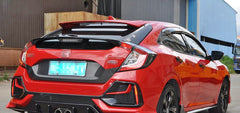 Honda Civic Type-R FK8 2017 2018 2019 2020 2021 with Aftermarket Parts - MUG Style Roof Spoiler Carbon Fiber / FRP from EPR USA