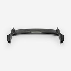 Honda Civic Type-R FK8 2017 2018 2019 2020 2021 with Aftermarket Parts - Type M Style Rear Spoiler Carbon Fiber / FRP from EPR USA