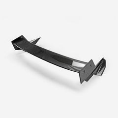 Honda Civic Type-R FK8 2017 2018 2019 2020 2021 with Aftermarket Parts - Type M Style Rear Spoiler Carbon Fiber / FRP from EPR USA
