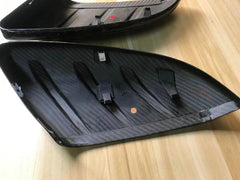 Honda Civic Type-R FK8 2017 2018 2019 2020 2021 with Aftermarket Parts - MUG Style Side mirror cover Pre-preg Carbon Fiber from EPR USA