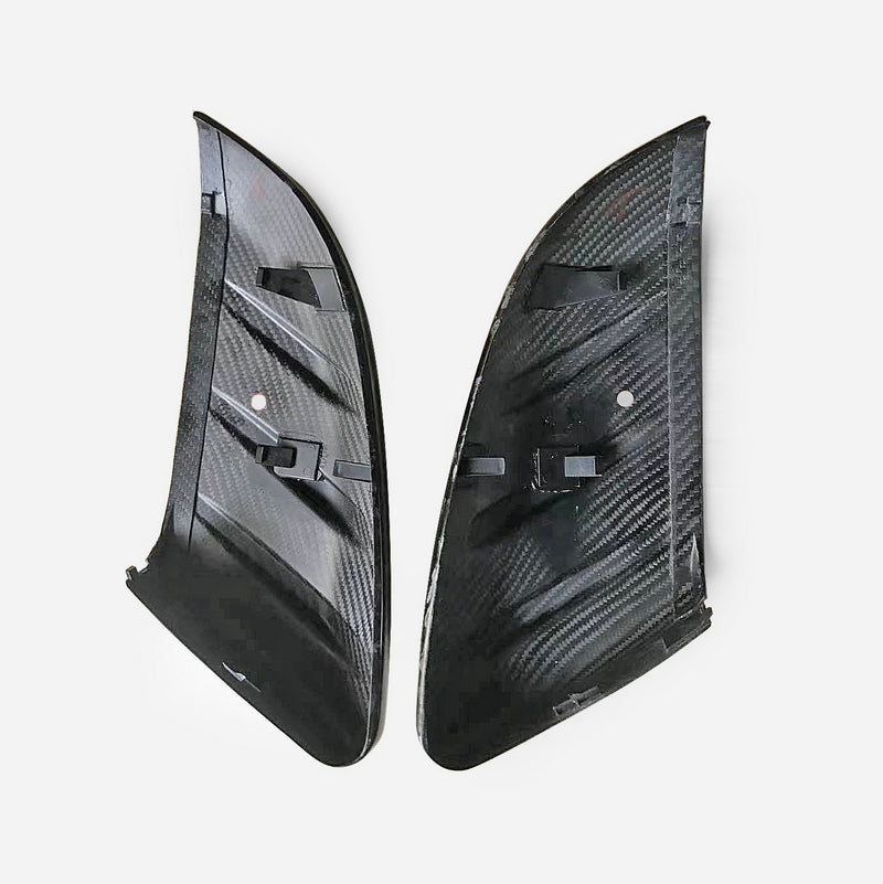 Honda Civic Type-R FK8 2017 2018 2019 2020 2021 with Aftermarket Parts - MUG Style Side mirror cover Pre-preg Carbon Fiber from EPR USA
