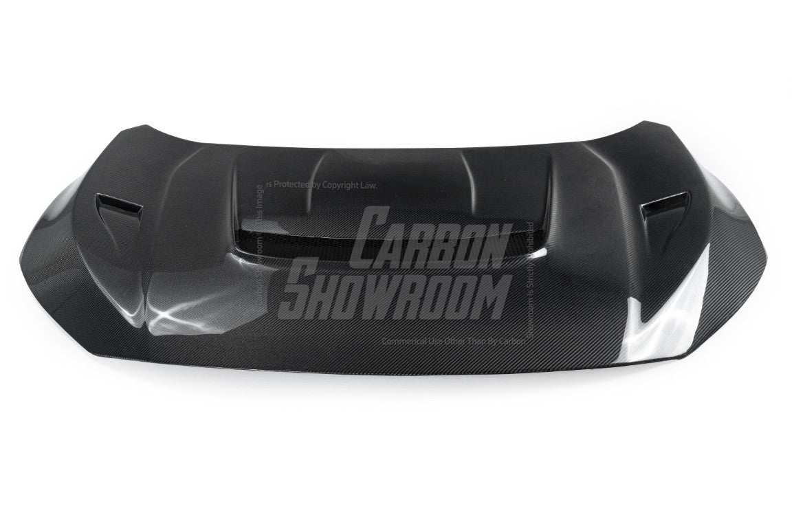 Honda Civic Type-R FK8 2017 2018 2019 2020 2021 with Aftermarket Parts - VRS Style Hood Carbon Fiber / FRP from EPR USA