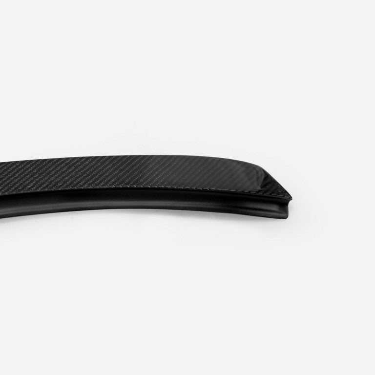 Honda Civic Type-R FK8 2017 2018 2019 2020 2021 with Aftermarket Parts - VVT Style Rear Spoiler Add On Gurney Flap Carbon Fiber / FRP from EPR USA