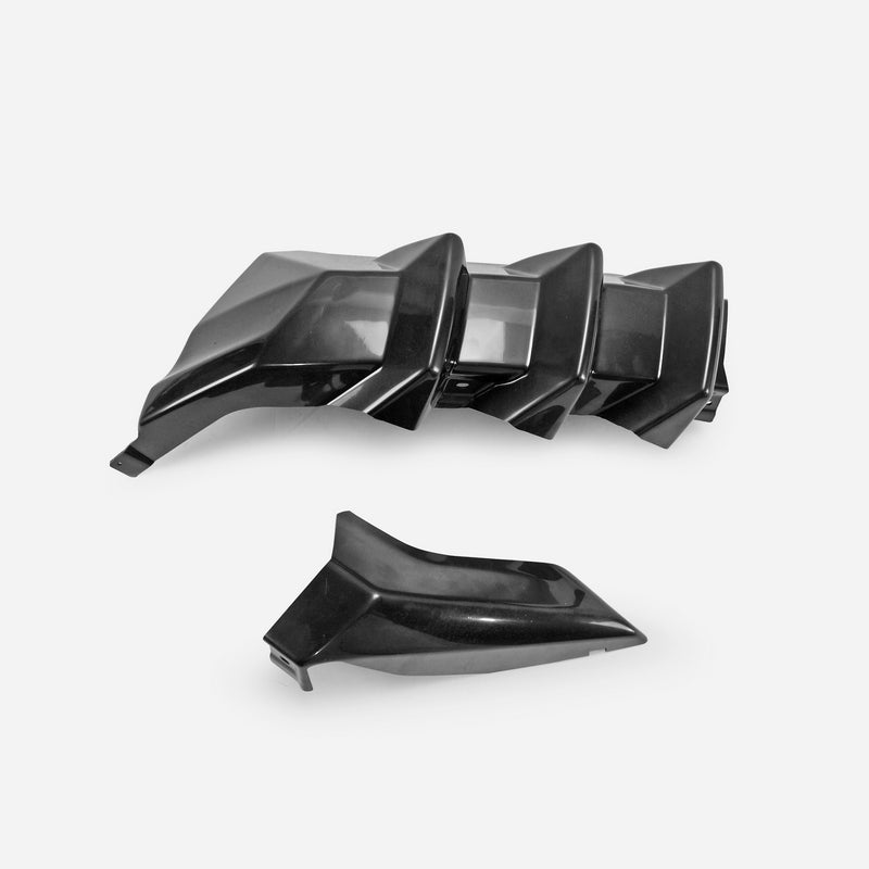 Honda Civic Type-R FK8 2017 2018 2019 2020 2021 with Aftermarket Parts - M Style rear under spoiler ABS from EPR USA