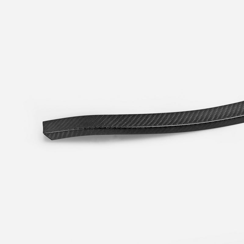 Honda Civic Type-R FK8 2017 2018 2019 2020 2021 with Aftermarket Parts - ES Style Gurney flap (For OE wing blade) Carbon Fiber / FRP from EPR USA