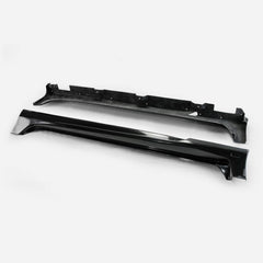 Honda Civic Type-R FK8 2017 2018 2019 2020 2021 with Aftermarket Parts - VRS2 Style Side Skirts Vacuumed Carbon Fiber / FRP from EPR USA