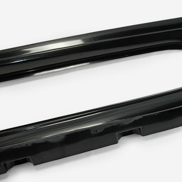 Honda Civic Type-R FK8 2017 2018 2019 2020 2021 with Aftermarket Parts - VRS2 Style Side Skirts Vacuumed Carbon Fiber / FRP from EPR USA