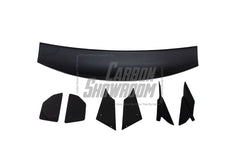 Honda Civic Type-R FK8 2017 2018 2019 2020 2021 & Civic 10th Gen FK7 2017 2018 2019 2020 2021 with Aftermarket Parts - VRSAR2 Style Rear GT Spoiler Carbon Fiber / FRP from EPR USA