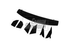 Honda Civic Type-R FK8 2017 2018 2019 2020 2021 & Civic 10th Gen FK7 2017 2018 2019 2020 2021 with Aftermarket Parts - VRSAR2 Style Rear GT Spoiler Carbon Fiber / FRP from EPR USA