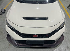 Honda Civic Type-R FL5 2023 2024 with Aftermarket Parts - EPA1 Front Lip Pre-preg Carbon Fiber from EPR USA