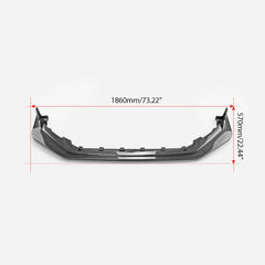 Honda Civic Type-R FL5 2023 2024 with Aftermarket Parts - EPA1 Front Lip Carbon Fiber / FRP from EPR USA