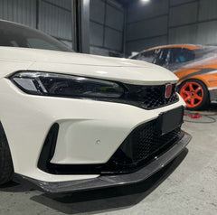 Honda Civic Type-R FL5 2023 2024 with Aftermarket Parts - EPA Front Lip Carbon Fiber / FRP from EPR USA