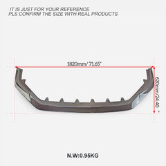 Honda Civic Type-R FL5 2023 2024 with Aftermarket Parts - EPA Front Lip Carbon Fiber from EPR USA
