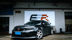 Honda Civic Type-R FL5 2023 2024 with Aftermarket Parts - EPA Front Lip Carbon Fiber from EPR USA