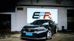 Honda Civic Type-R FL5 2023 2024 with Aftermarket Parts - EPA Front Lip Carbon Fiber from EPR USA